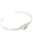 TIFFANY & CO. SV925 K18YG Heart Ribbon Bangle