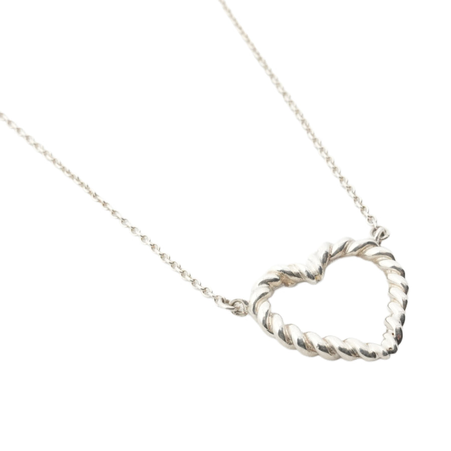TIFFANY & CO. SV925 Twist Heart Necklace