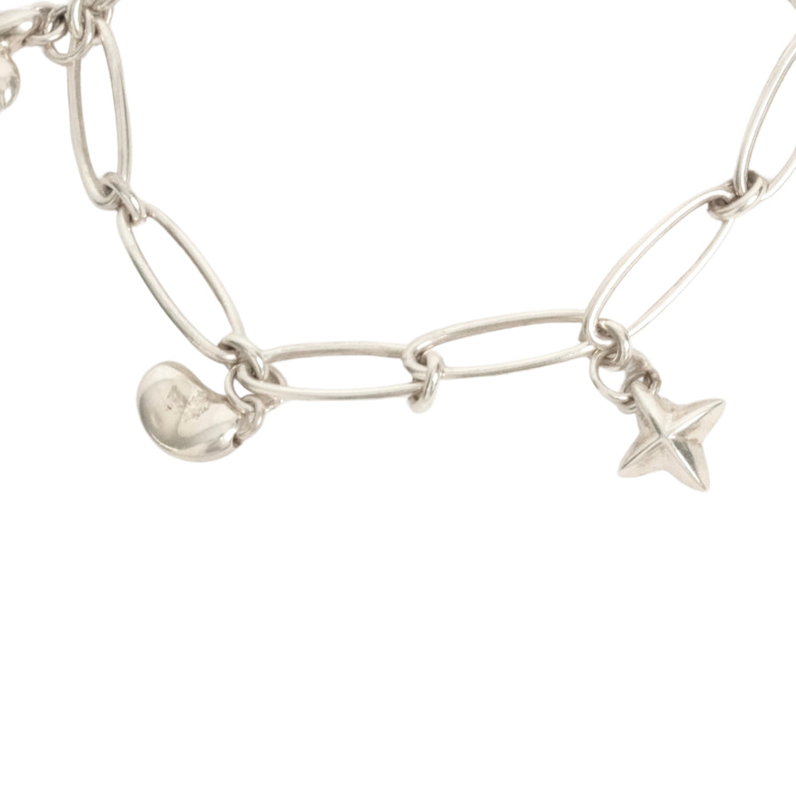 TIFFANY & CO. SV925 Elsa Peretti 5-Charm Bracelet