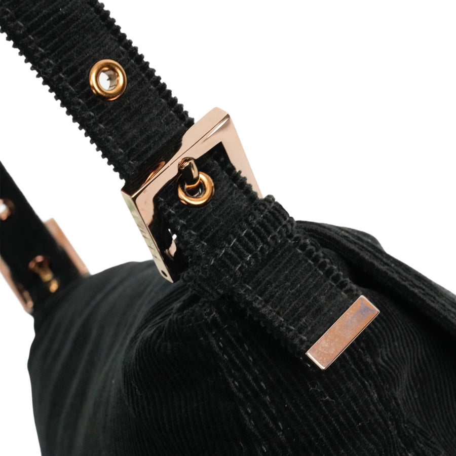 FENDI Corduroy Mamma Baguette Shoulder Bag