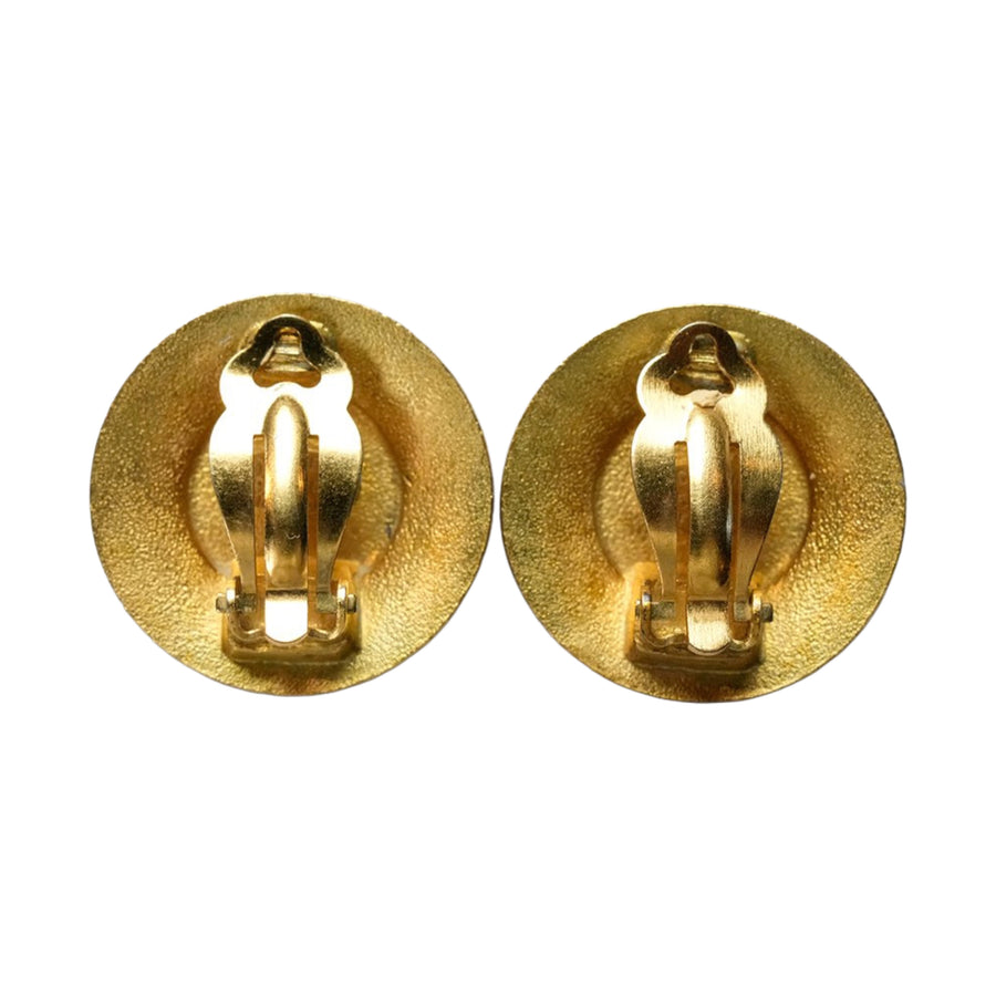 CHANEL 1995 Coco Pink Gold Earring
