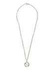 GUCCI SV925 Arabesque Interlocking GG Logo Necklace