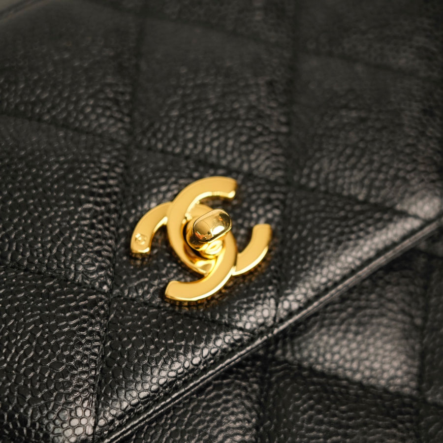 CHANEL 1994–1996 Matelasse Caviar Skin Shoulder Bag