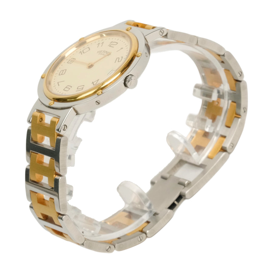 HERMES Clipper Classic YG Combination Boys 34 mm Watch