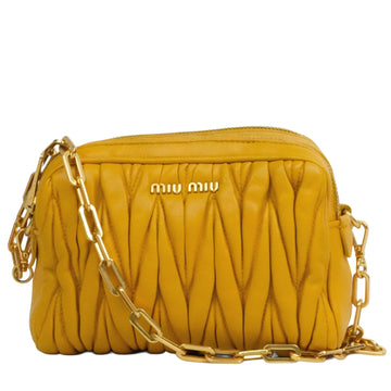 MIU MIU Matelassé Chain Shoulder Bag