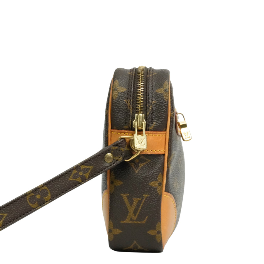 LOUIS VUITTON Monogram Pochette Marly Dragonne Handbag M51825