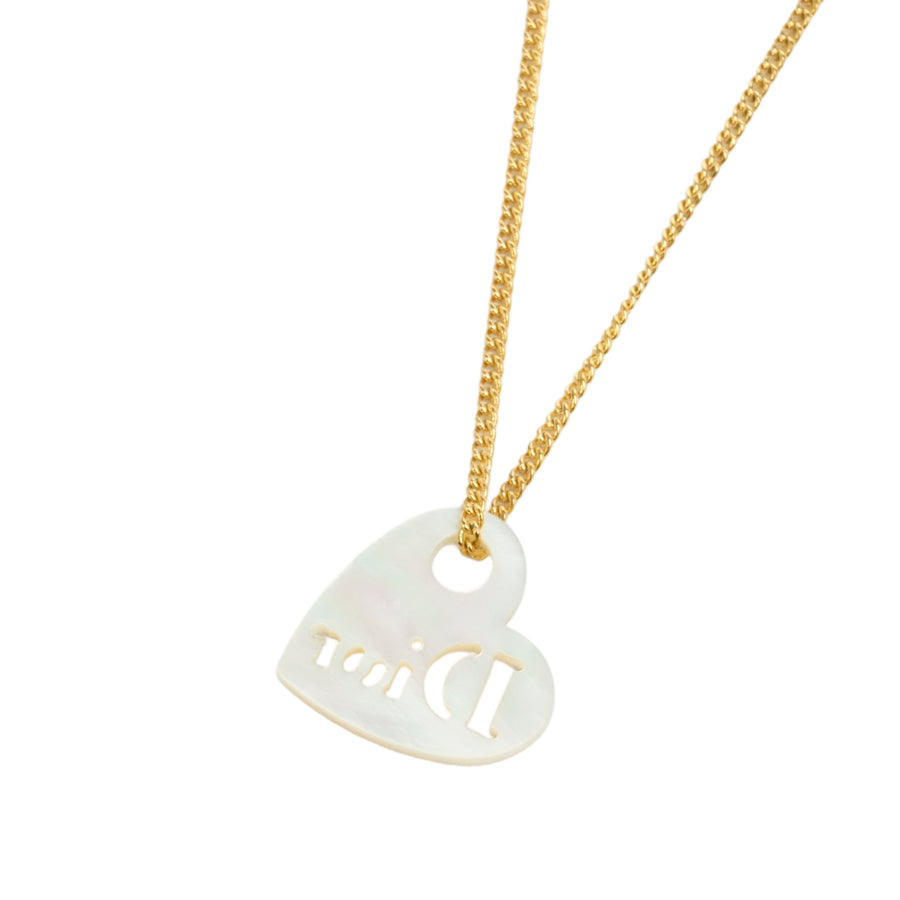 CHRISTIAN DIOR Heart Necklace