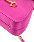 GUCCI Satin Mini Rucksack With Clasp Closure Backpack/Shoulder Bag