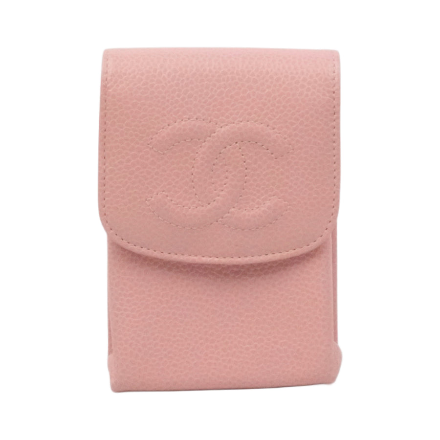 CHANEL 2004–2005 Caviar Leather Cigarette Case