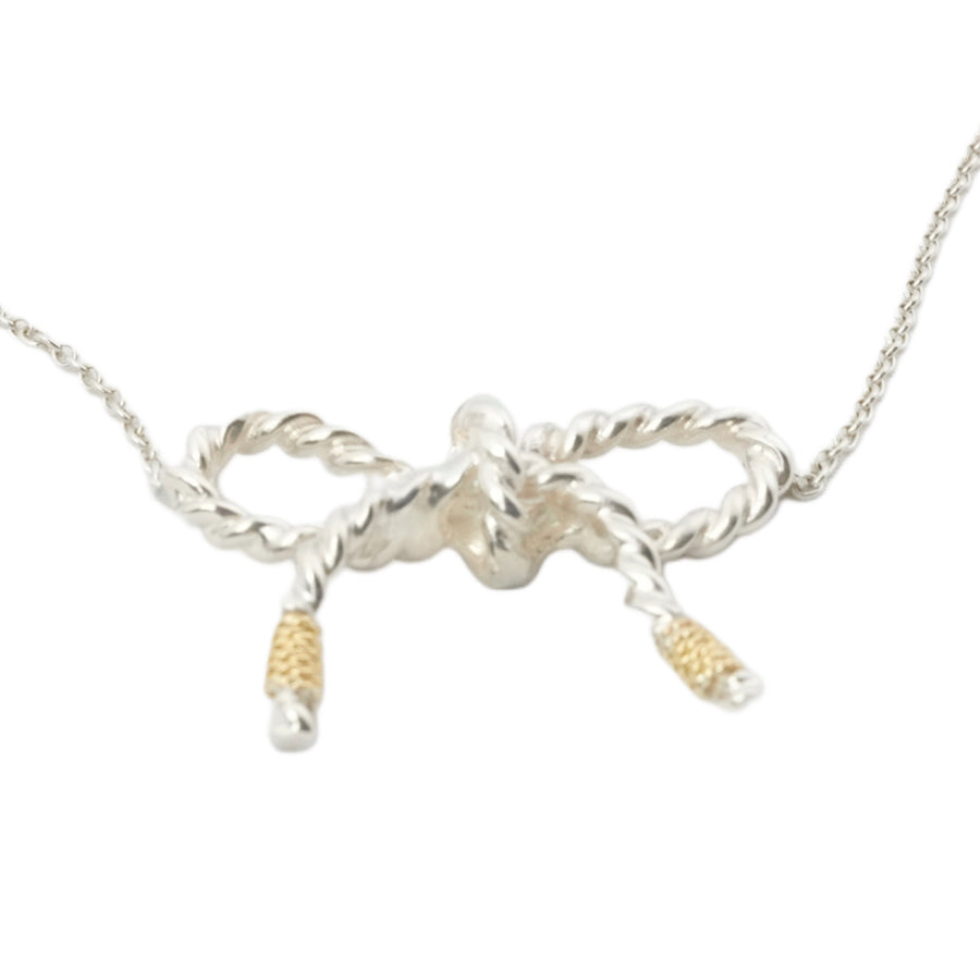 TIFFANY & CO. SV925 Ribbon Necklace