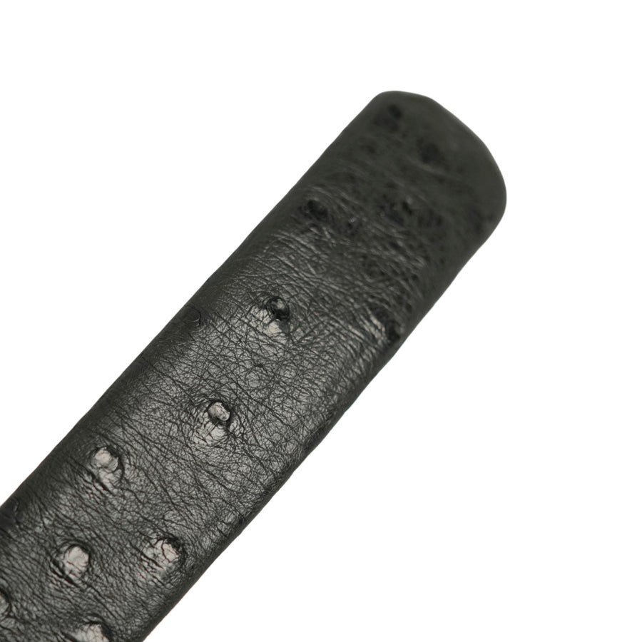 BALENCIAGA Ostrich Leather Belt