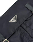PRADA Nylon Double Pocket Shoulder Bag