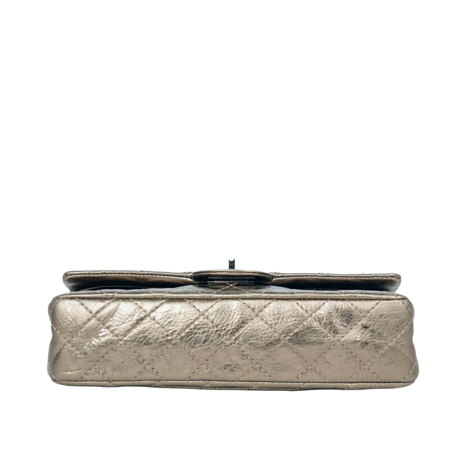 CHANEL 2006–2008 2.55 Matelassé Chain Shoulder Bag