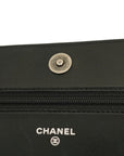CHANEL Boy Chanel Matelassé Coco Mark Chain Wallet / Shoulder Bag