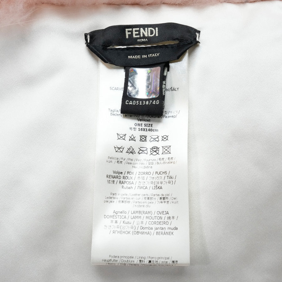 FENDI Fur-lined scarf