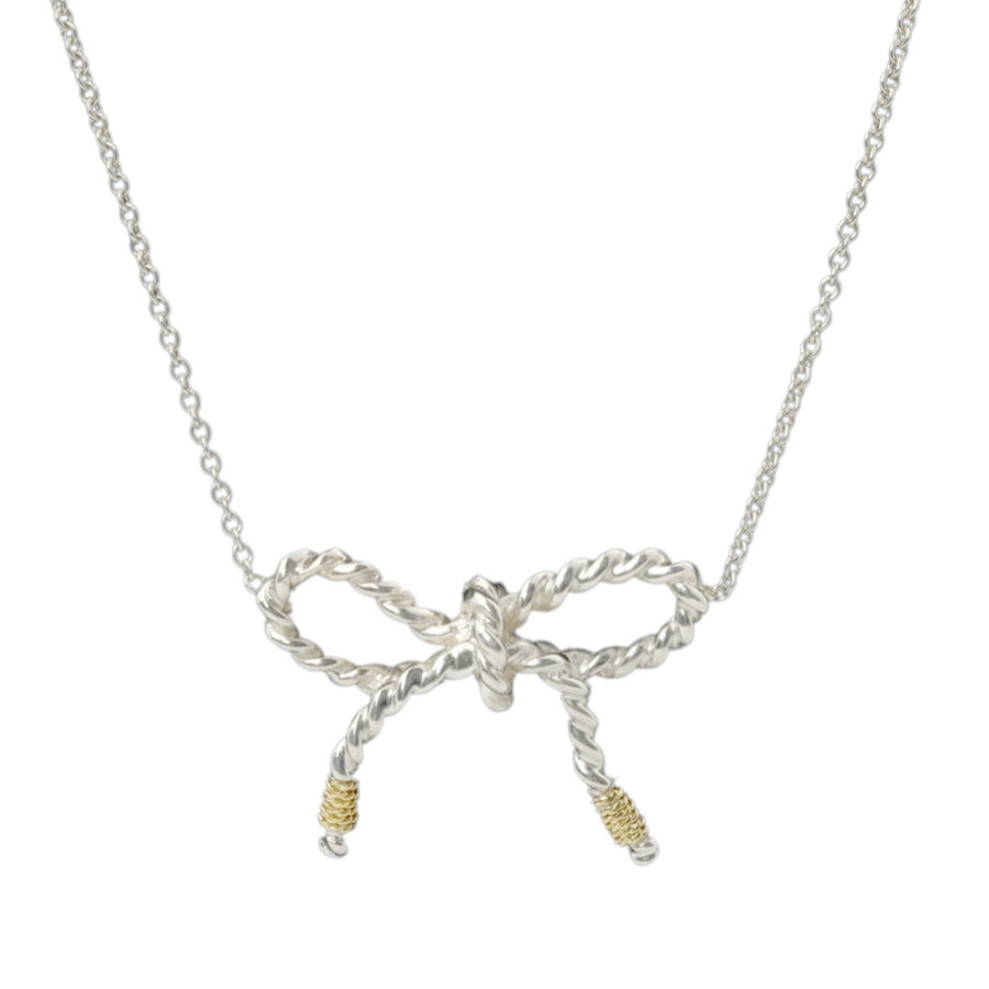 TIFFANY & CO. SV925 Ribbon Necklace