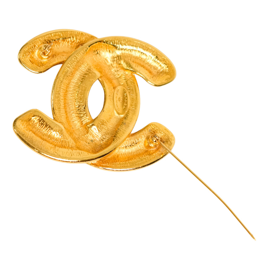 CHANEL Matelasse Coco Mark Brooch