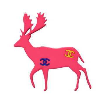 CHANEL Reindeer Motif Brooch