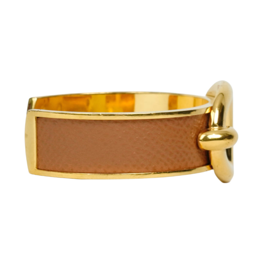 HERMES Chaine d'Ancre Leather Bangle
