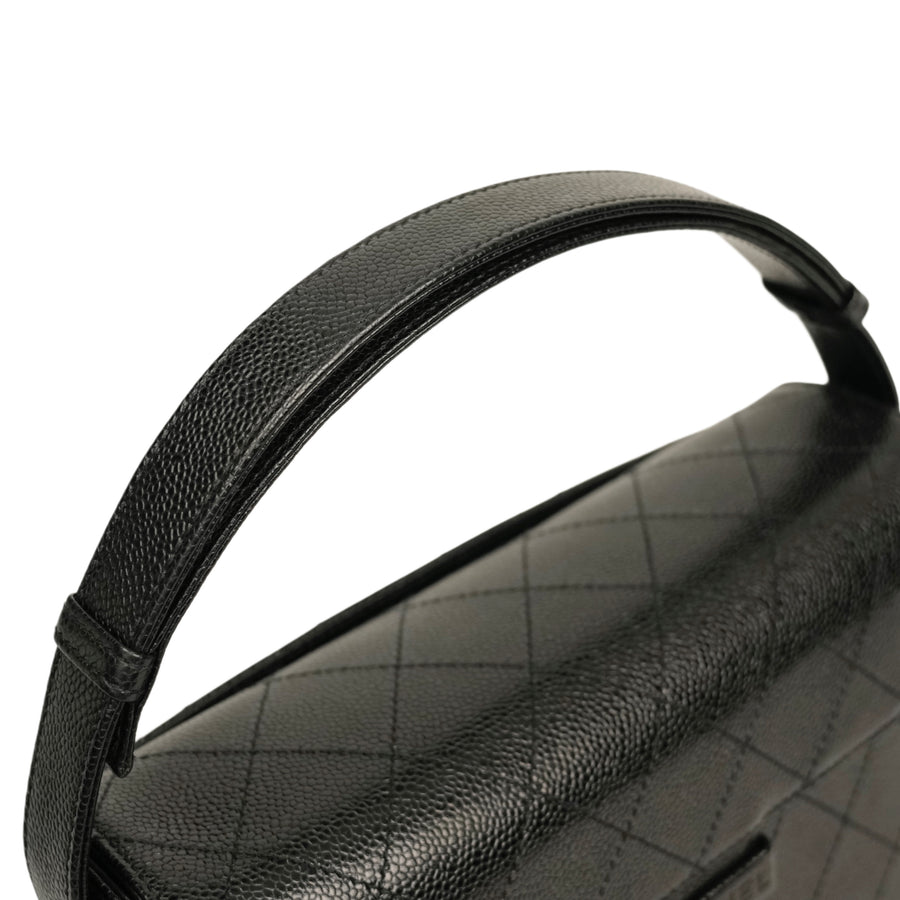 CHANEL 1997–1999 Matelasse Caviar Skin Shoulder Bag/Handbag 2Way
