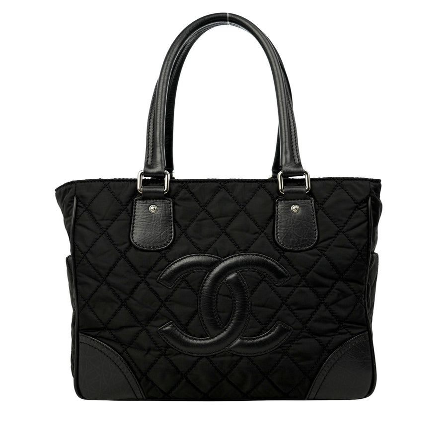 CHANEL 2008-2009 Nylon Paris-New York Tote Bag/Shoulder Bag