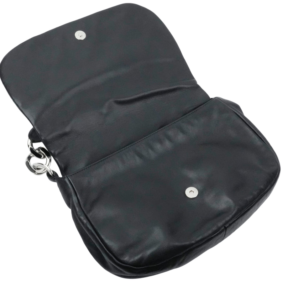 CHANEL 2006-2008 Coco Mark Matelassé Lambskin Shoulder Bag