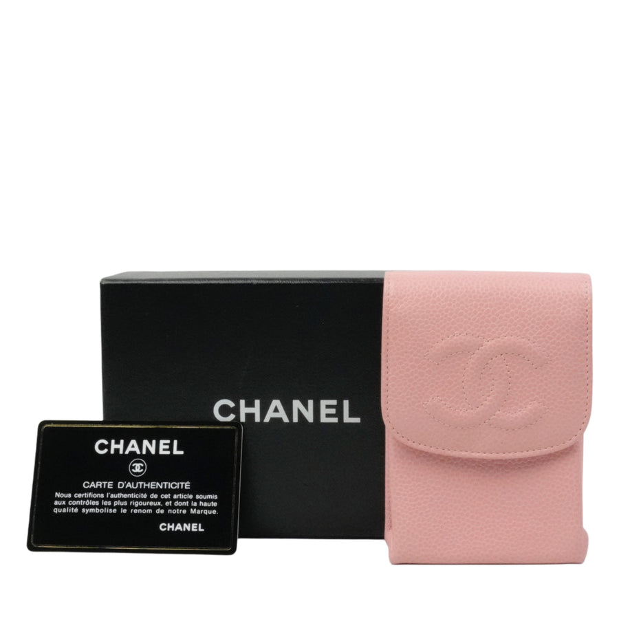 CHANEL 2004–2005 Caviar Leather Cigarette Case