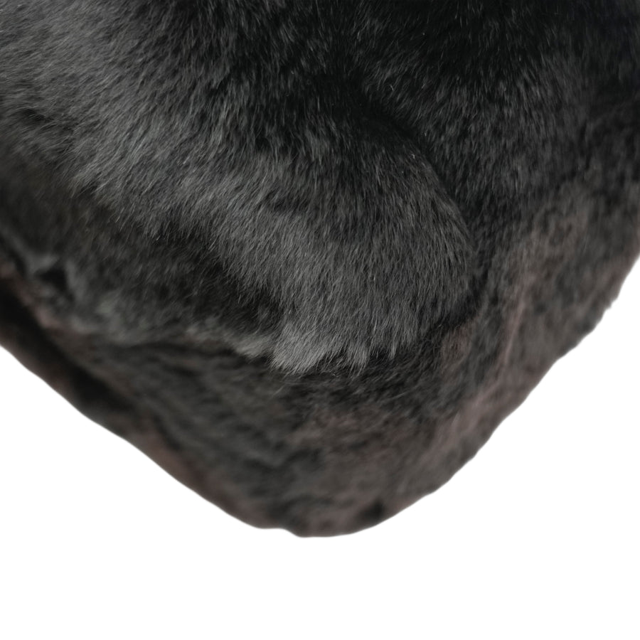 CHANEL 1997-1999 Rabbit Fur Tote Bag