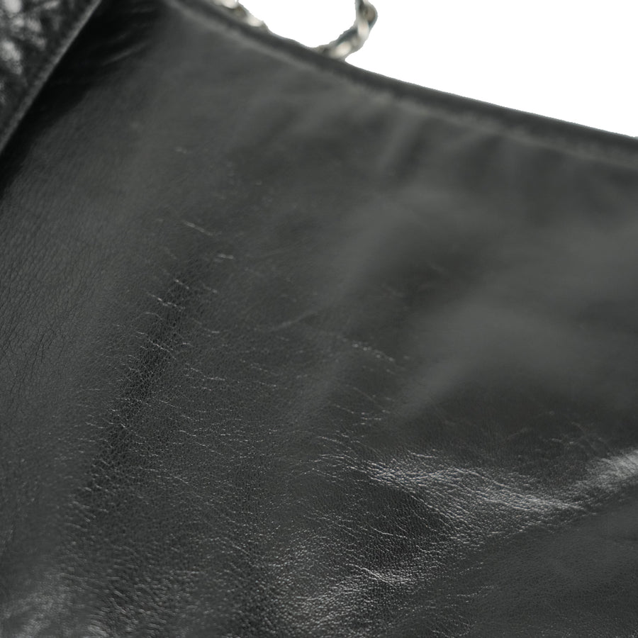 CHANEL 2009-2010 Matelassé Coco Mark Lambskin Shoulder Bag