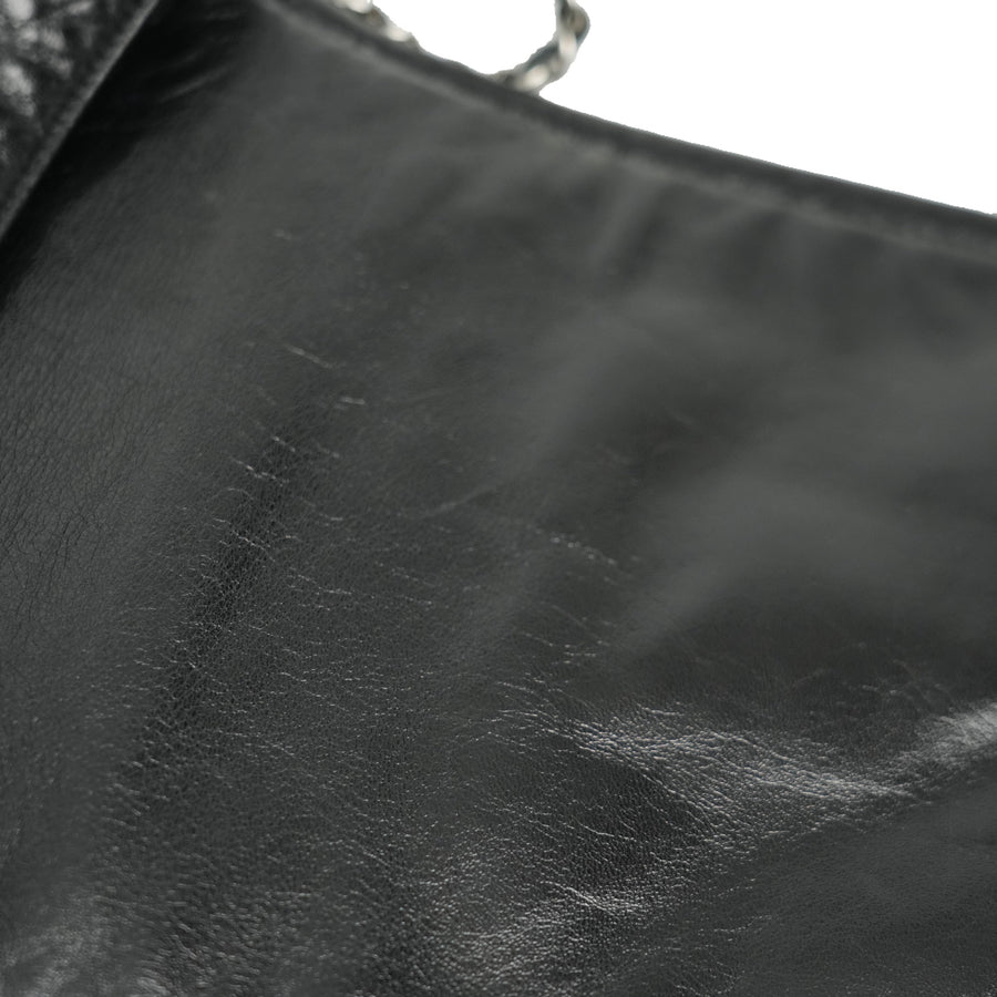 CHANEL 2009-2010 Matelassé Coco Mark Lambskin Shoulder Bag