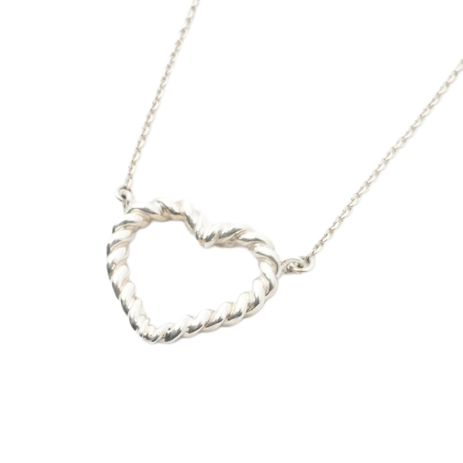 TIFFANY & CO. SV925 Twist Heart Necklace