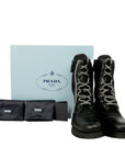 PRADA Lace-Up Engineer Boots
