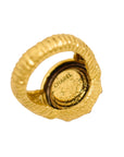 Vintage-Style 2-Way Coin Motif Ring
