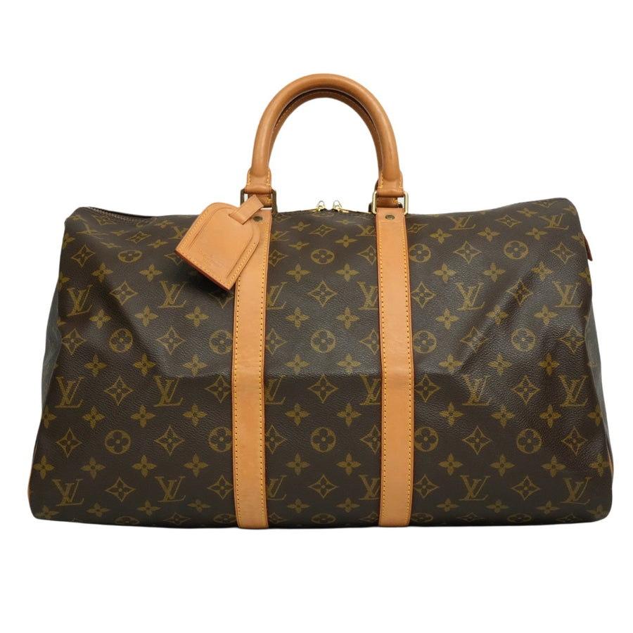 LOUIS VUITTON Monogram Keepall 45 Boston Handbag/Travel Bag M41428