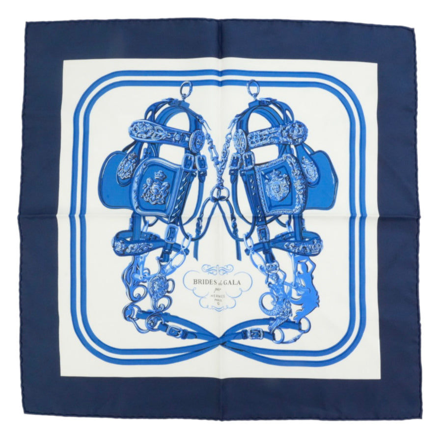 HERMES Silk Carré 45 Brides de Gala Scarf