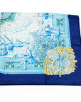 HERMES『 AZVLEJOS (Daikoukai Jidai Ni Omoi O Hasete)　』Carre 90 Scarf