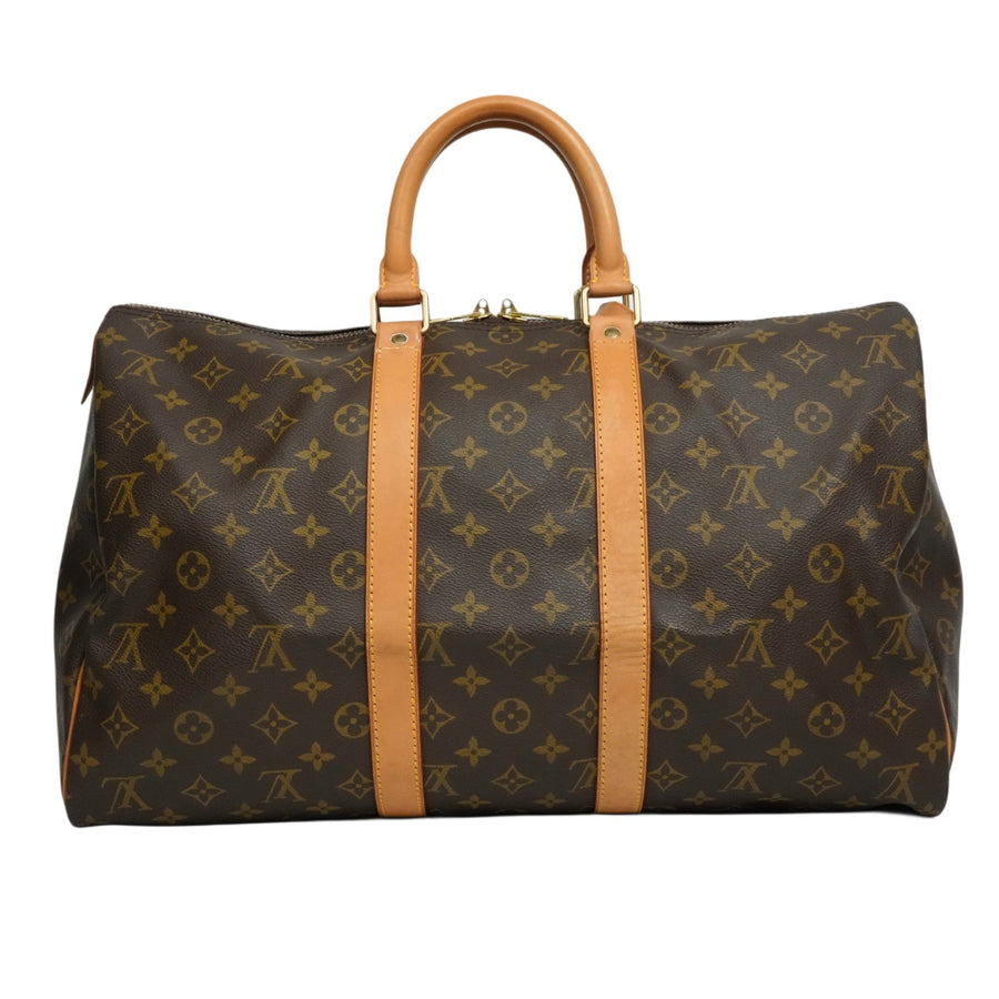 LOUIS VUITTON Monogram Keepall 45 Boston Handbag/Travel Bag M41428