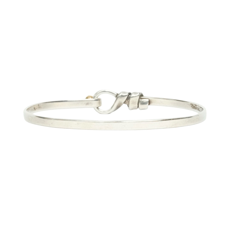 TIFFANY & CO. SV925 K18YG Love Knot Bangle