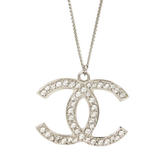 CHANEL Coco Mark Rhinestone Necklace