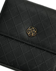CHANEL 2004–2005 Ginza Limited Camellia Trifold Wallet