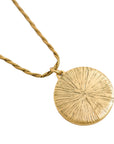 Vintage-Style Cameo Face Motif Necklace(Gold-Plated Brass)