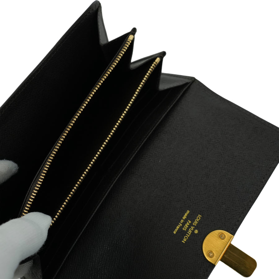 LOUIS VUITTON Monogram Portefeuille Sarah Long Wallet M63006