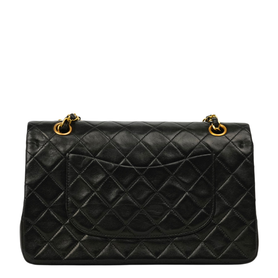 CHANEL 1994–1996 Matelassé Double Flap Lambskin Shoulder Bag