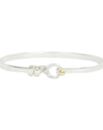 TIFFANY & CO. SV925 K18YG Love Knot Bangle