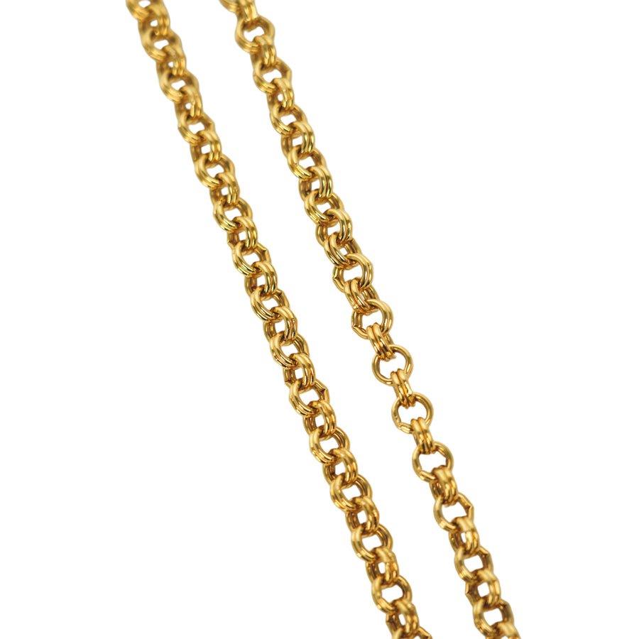 CHANEL Coco Mark Chain Necklace