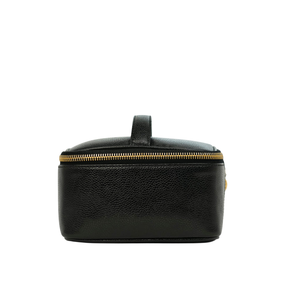 CHANEL 1996–1997 Caviar Leather Vanity Handbag