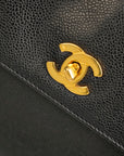 CHANEL 1996–1997 Coco Mark Caviar Leather Chain Shoulder Bag