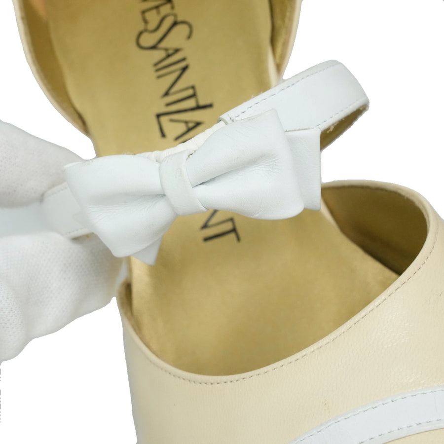 YVES SAINT LAURENT Pumps with Ribbon