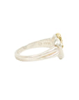 TIFFANY & CO. SV925 18K Open Heart Ribbon Ring