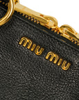 MIU MIU Madras Handbag / Shoulder Bag 2Way